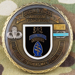 Rank, Specialist Five E5 Polished Brass G.I.