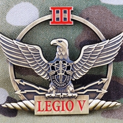 Rank, Specialist Five E5 Polished Brass G.I.